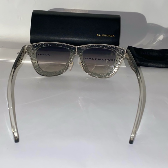 BALENCIAGA Clear Bubble Sunglasses NIB - Picture 6 of 11